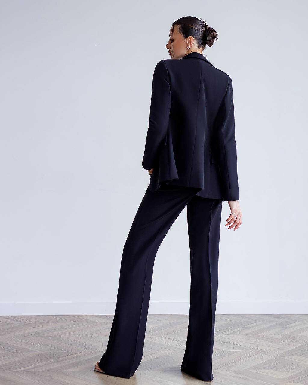Dreiteiliger Anzug|Blazer Satinkragen+Weste+Hose