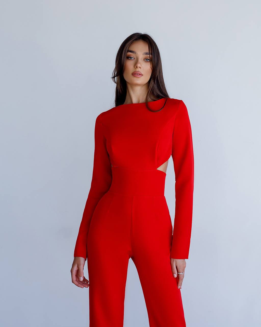 Open Back Formal Jumpsuit