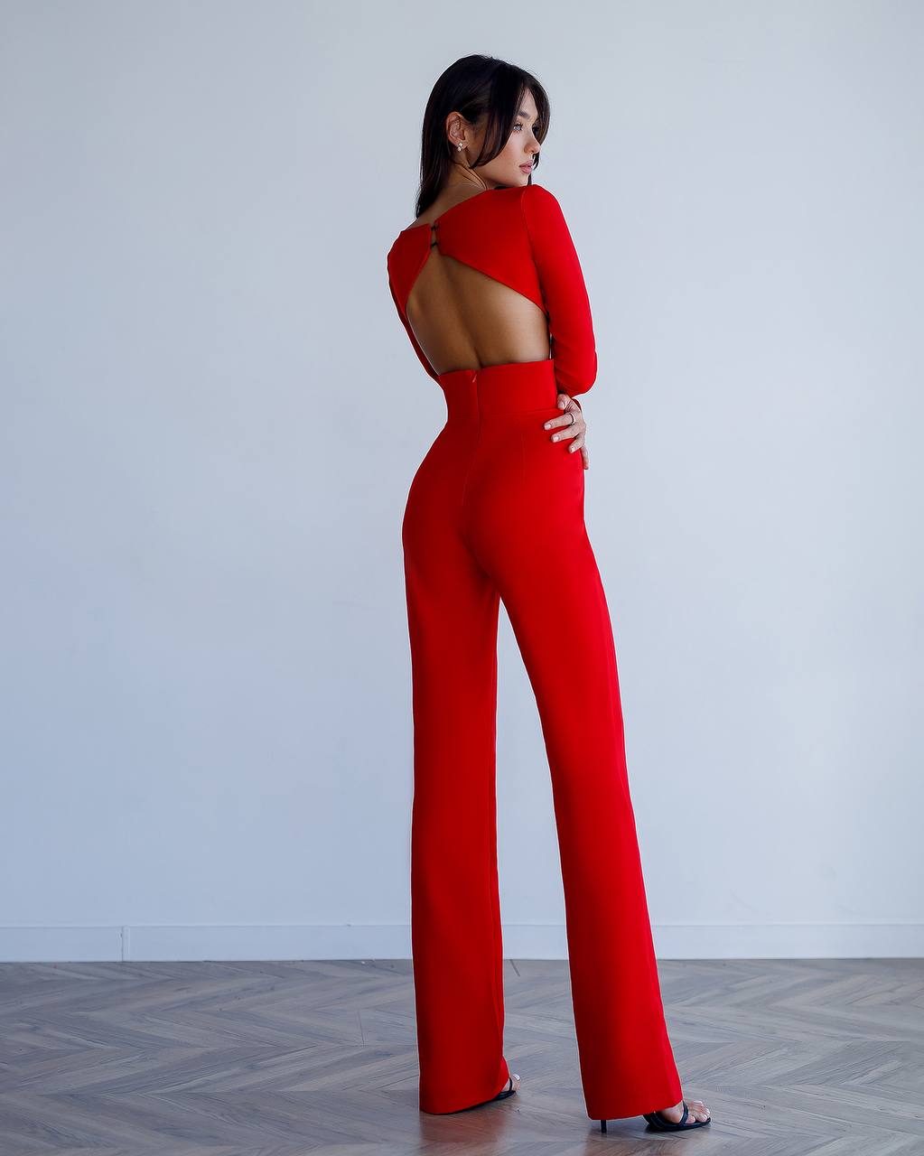 Open Back Formal Jumpsuit