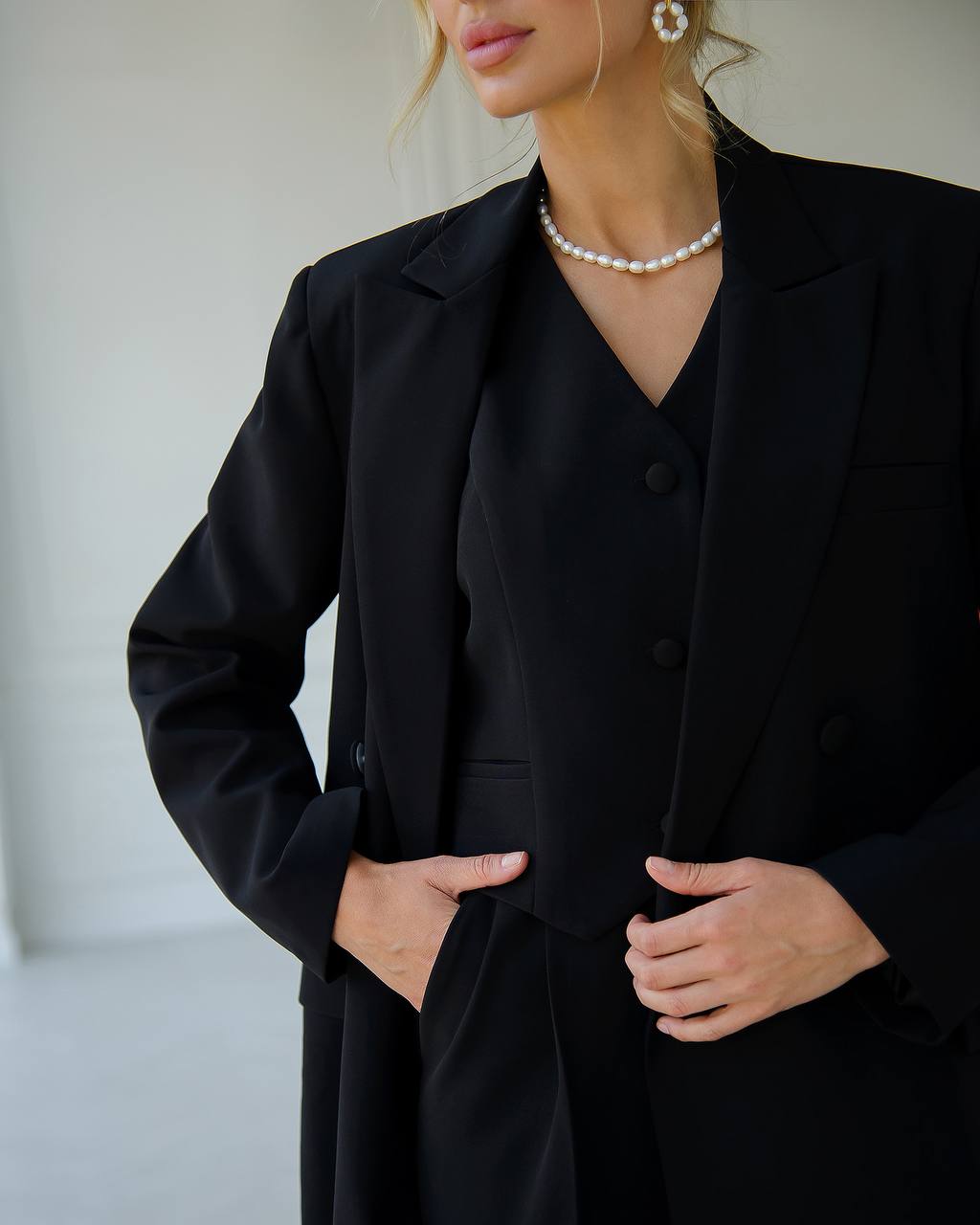 Dreiteiliger Anzug|Designer-Premiumanzug