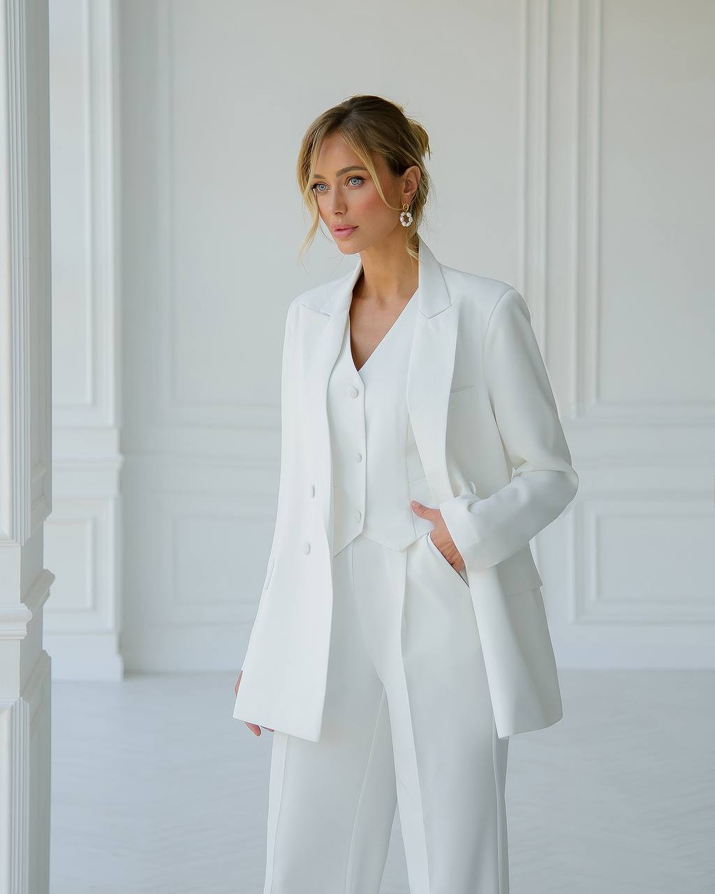 Dreiteiliger Anzug|Designer-Premiumanzug