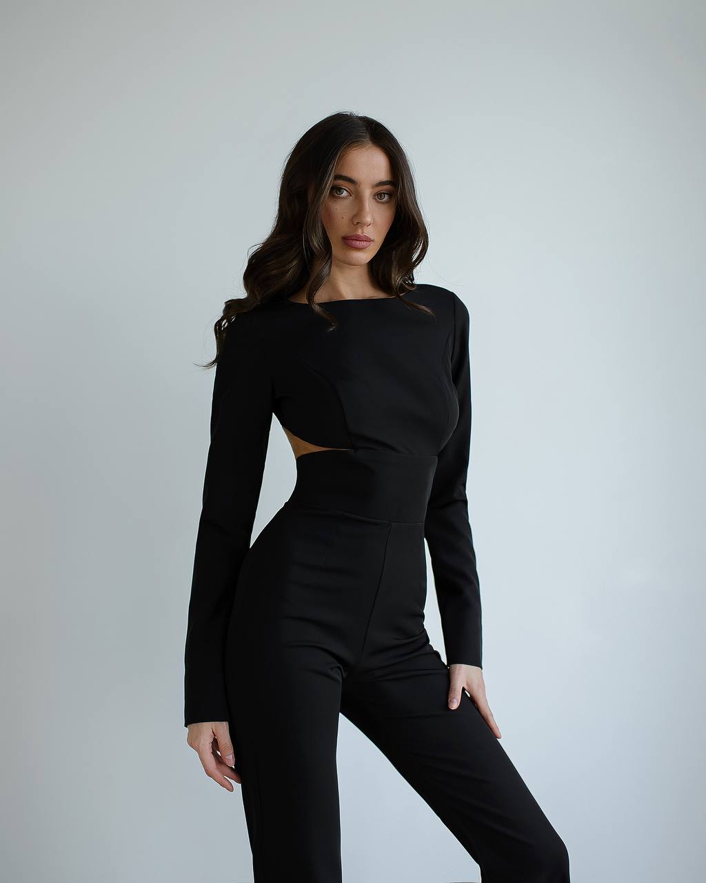 Open Back Formal Jumpsuit