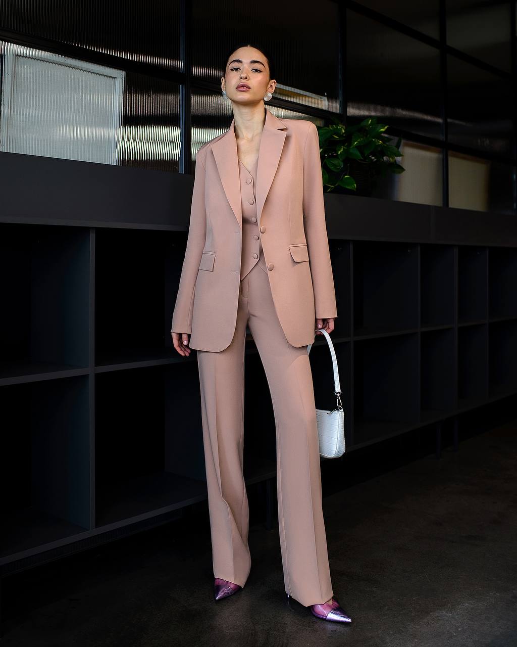 Three Piece Pantsuit|Designer Suit