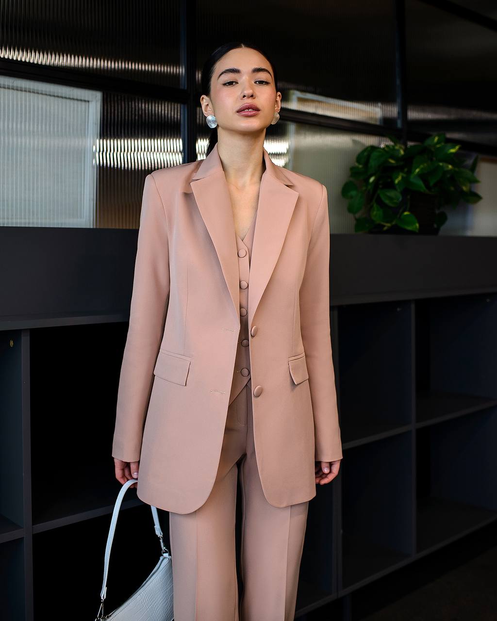 Three Piece Pantsuit|Designer Suit