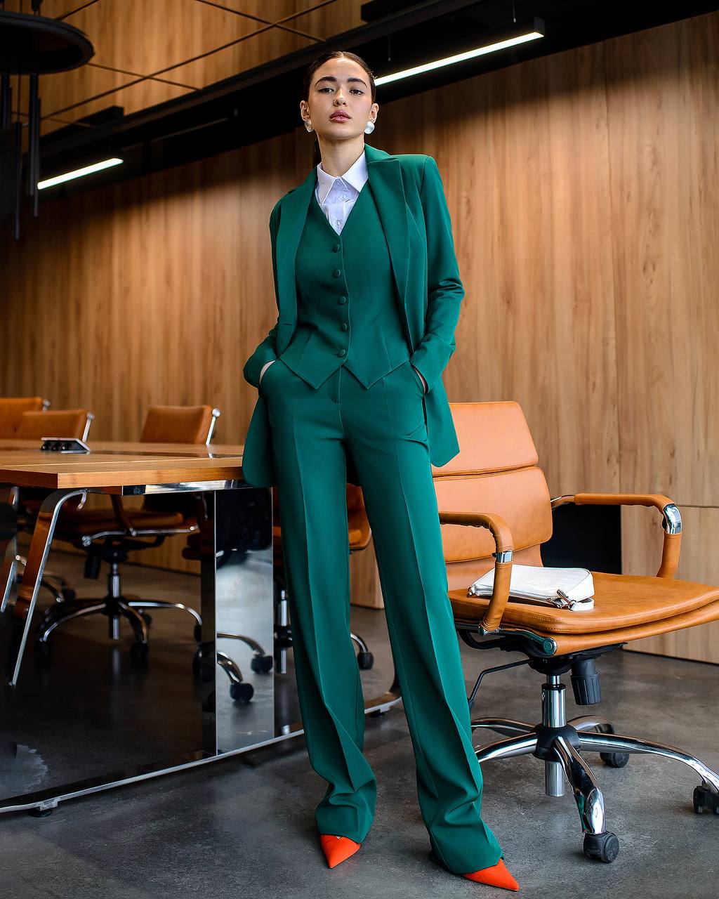 Three Piece Pantsuit|Designer Suit