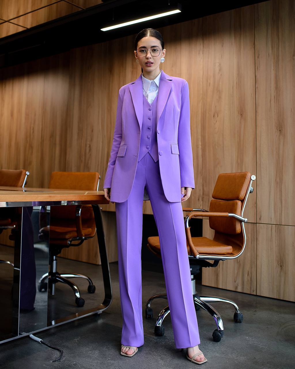Dreiteiliger Anzug | Zweireihiger Blazer + Weste + Hose