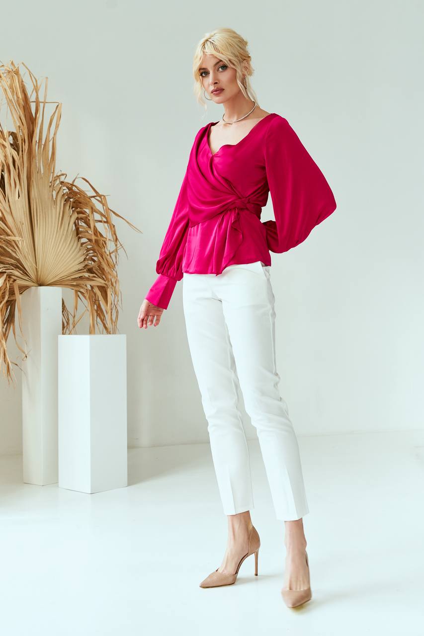 Black women straight leg pants, regular fit trousers