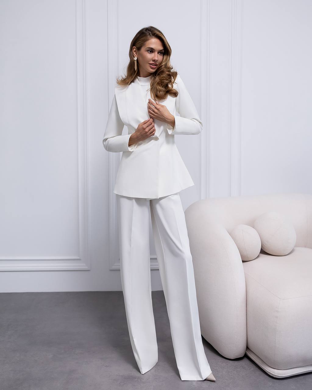 Classic Two Piece Pant Suit for Women
