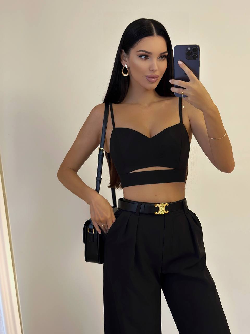 Three Piece Suit|Wrap Blazer+Top+ Pants