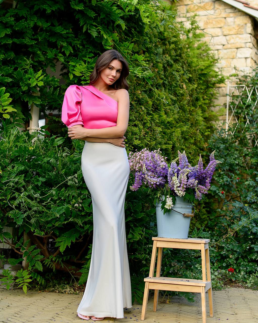 Silk maxi skirt, 90s slip maxi skirt