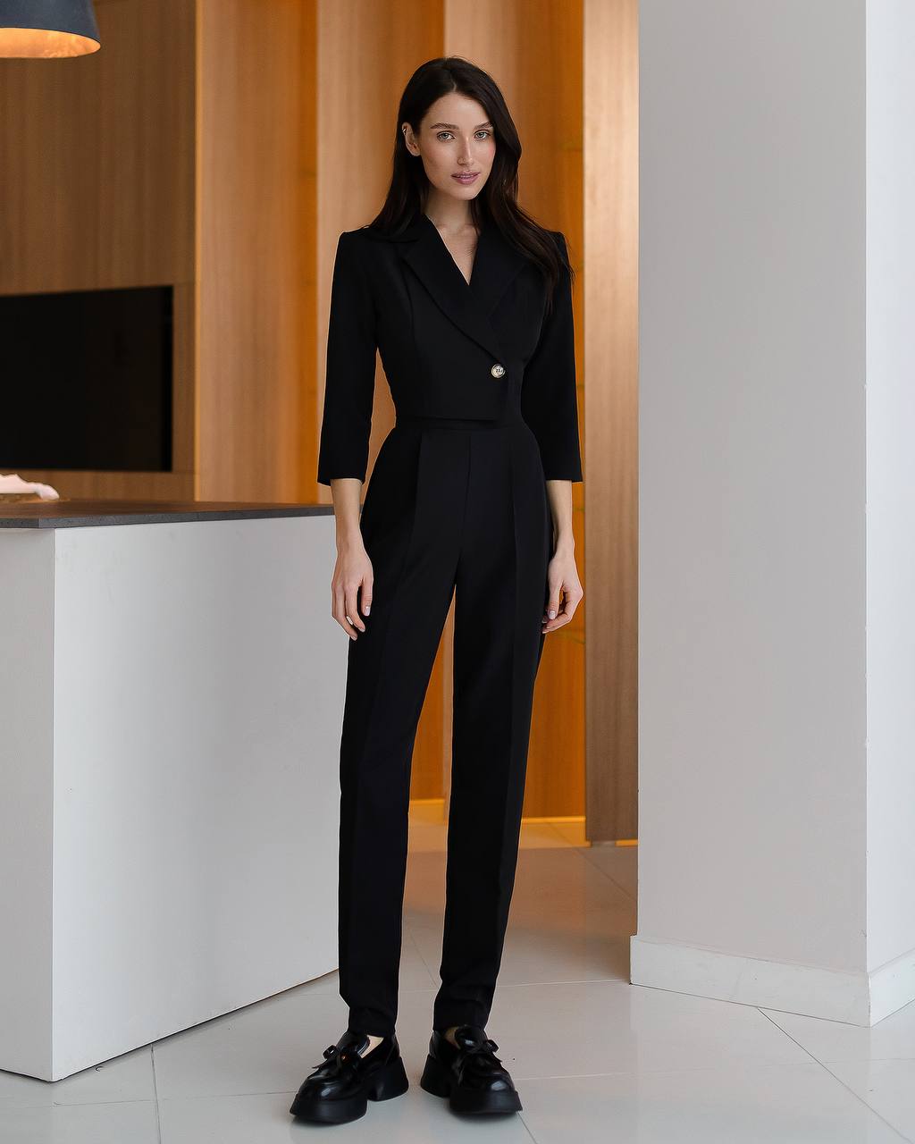 Surplise Formal Straight Jumpsuit