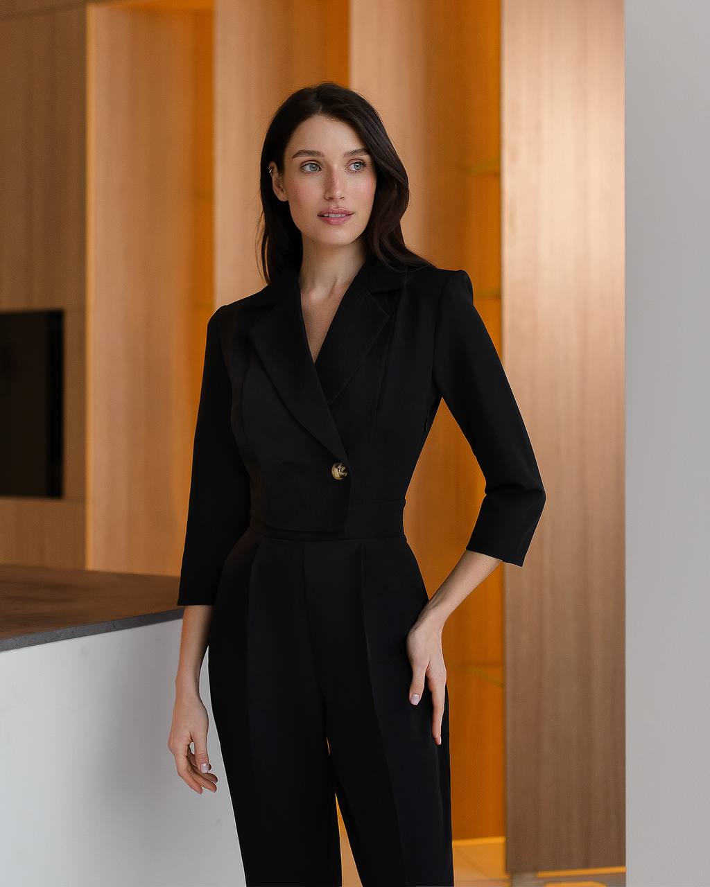 Surplise Formal Straight Jumpsuit