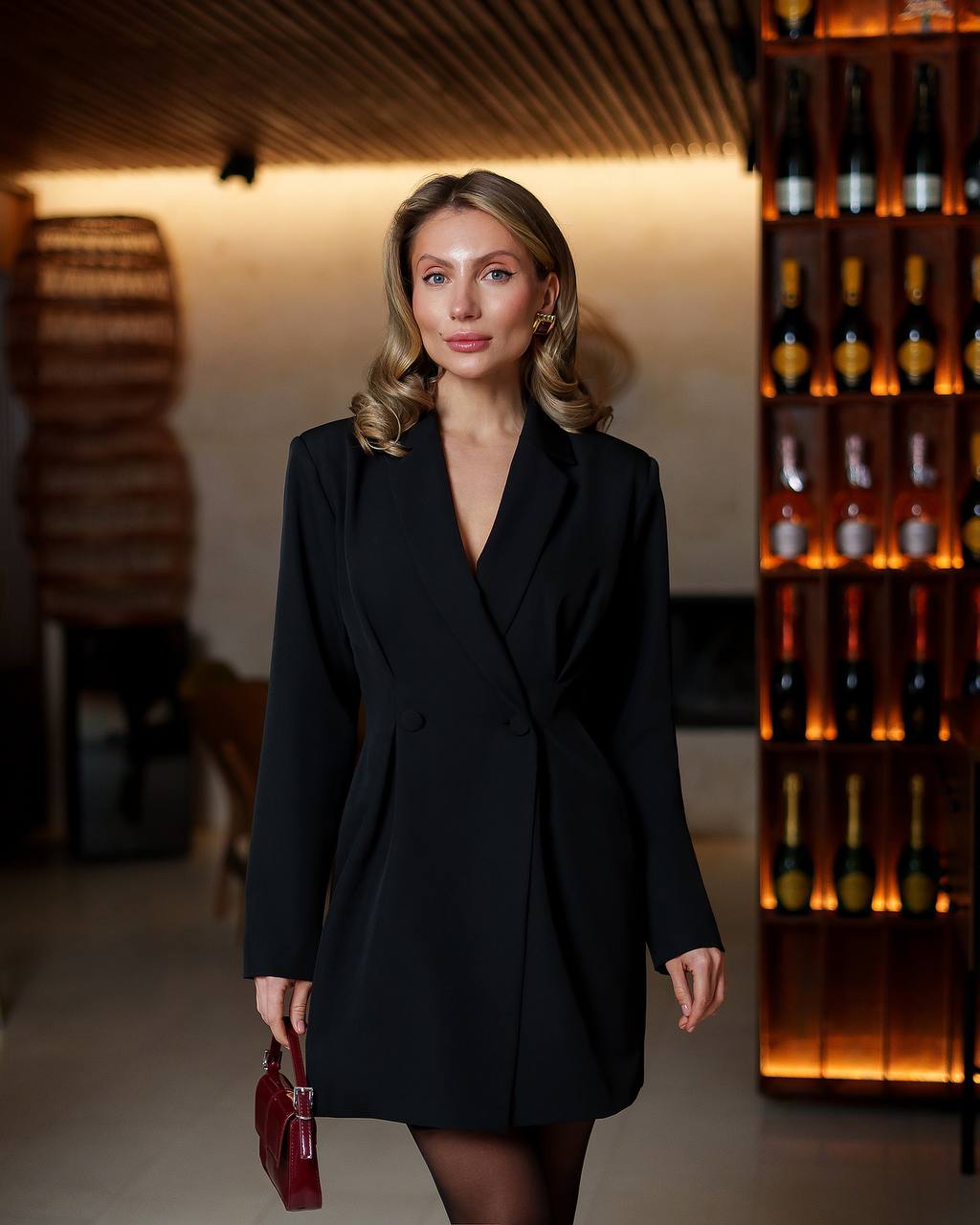 Elegant Designer Mini Blazer Dress