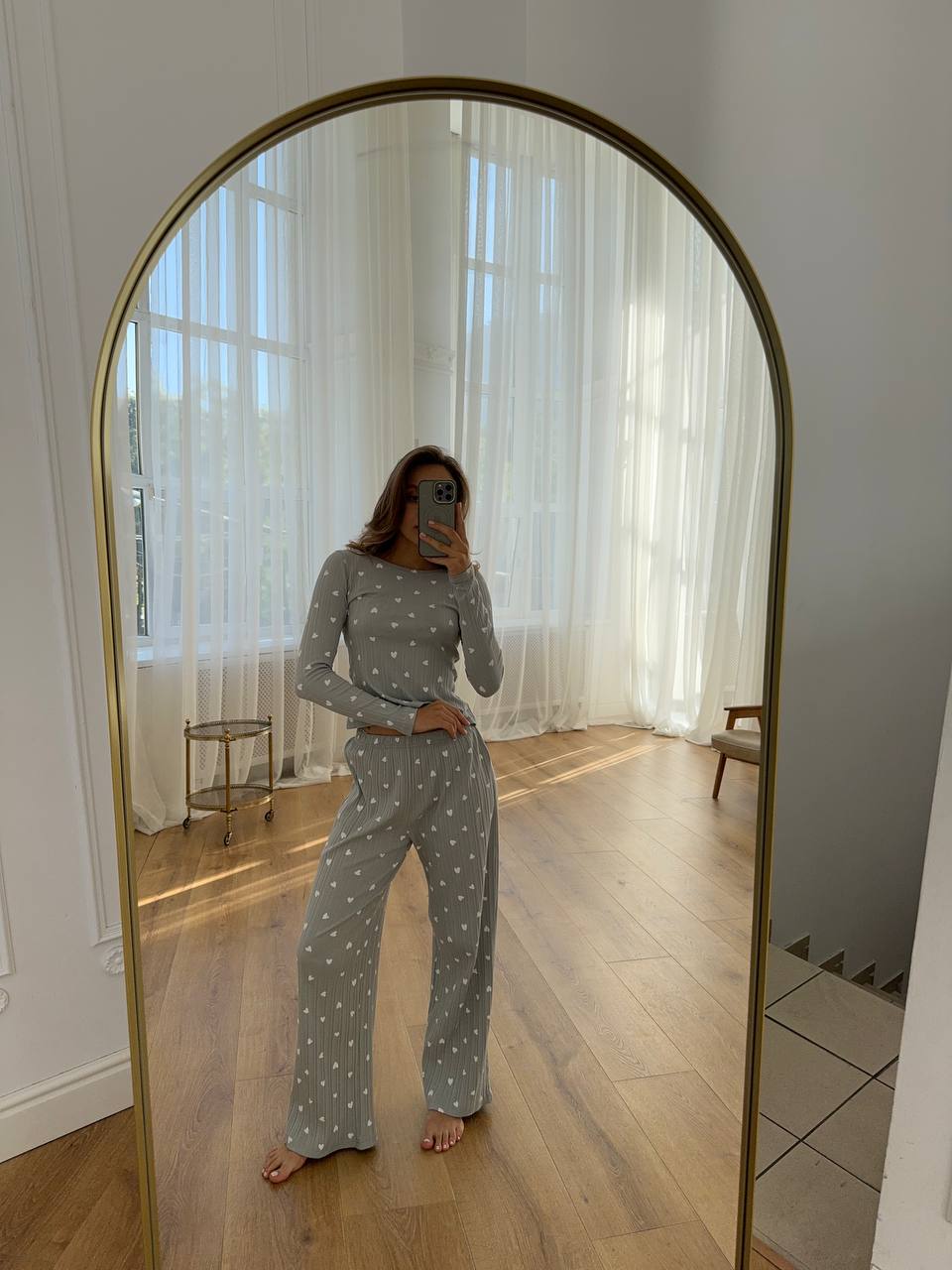 Сotton Sleepwear Pajamas with Heart