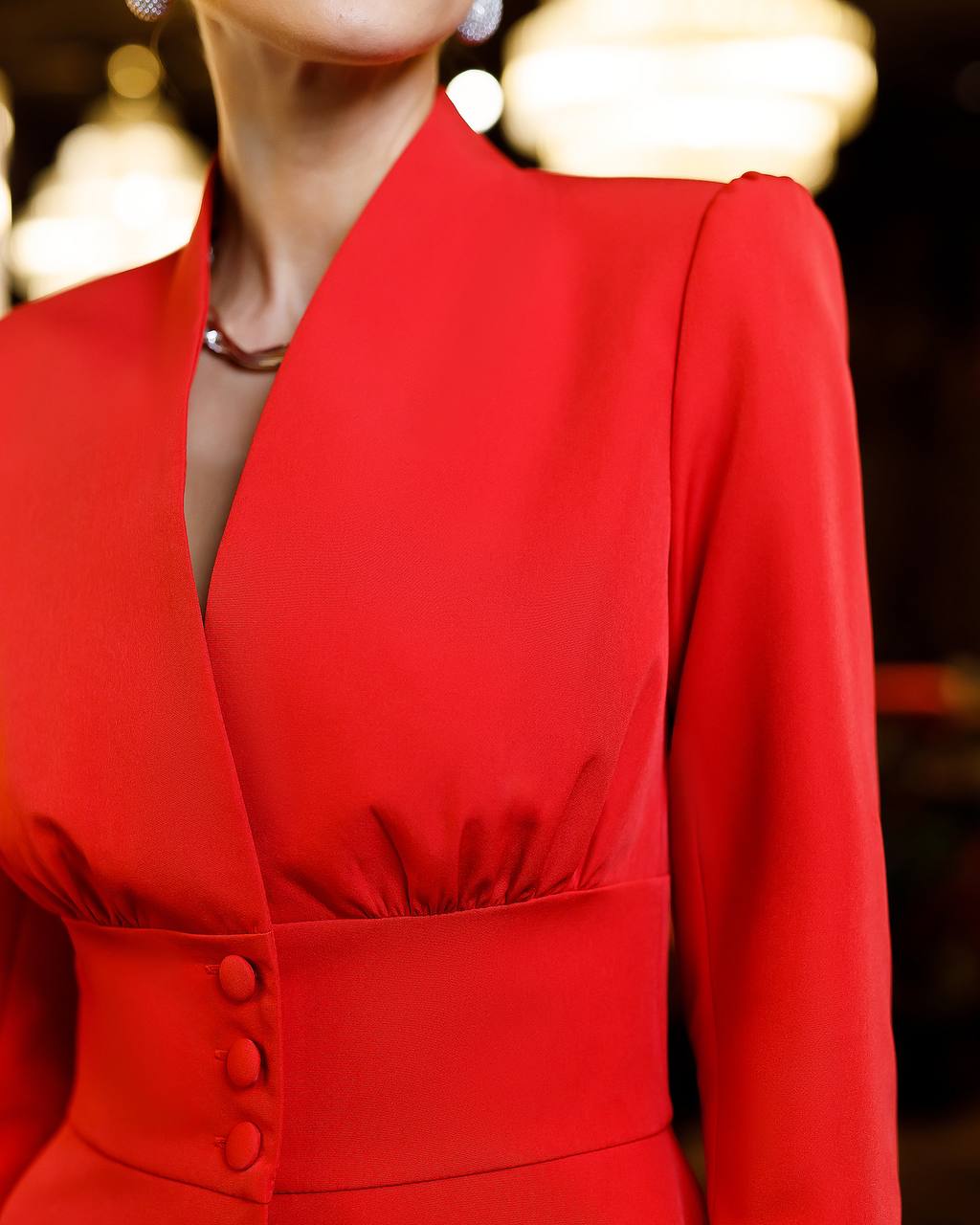 Elegant Skirt Suit |Peplum Blazer with Midi Skirt