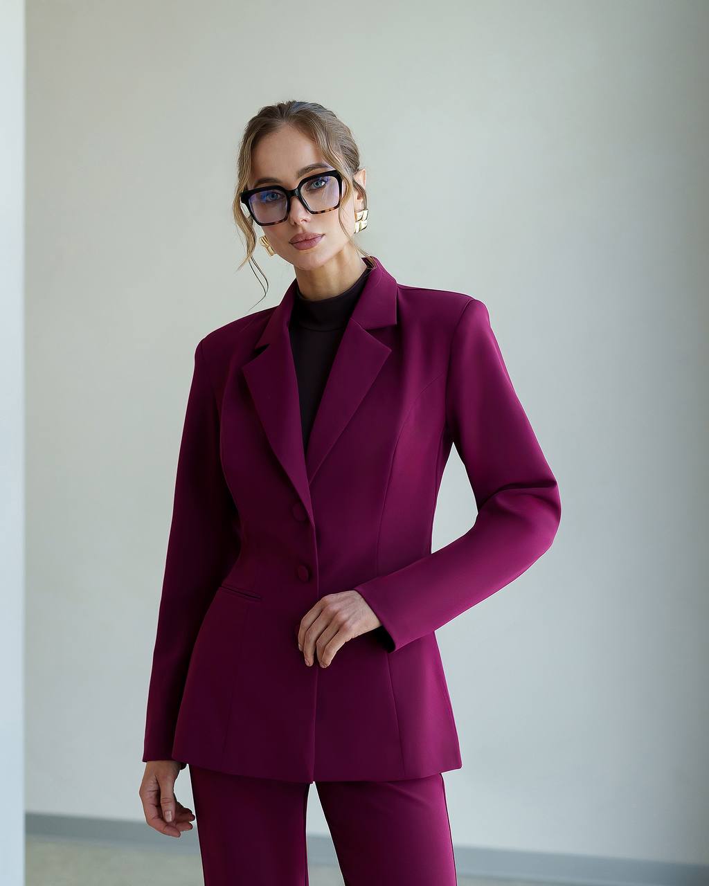 Three Breasted Blazer + High Bell Bottoms | Suit