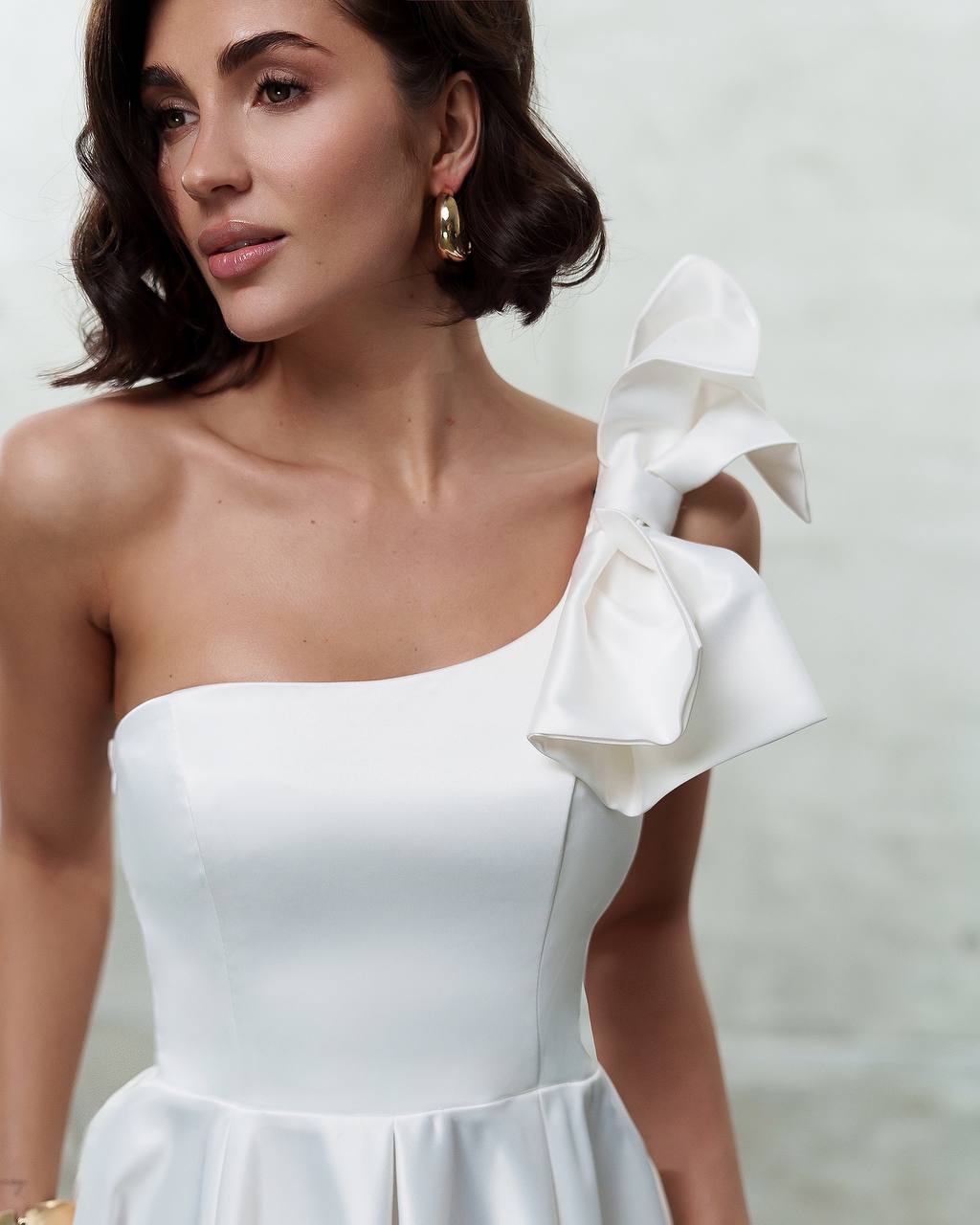 One Shoulder Mini Corset Dress