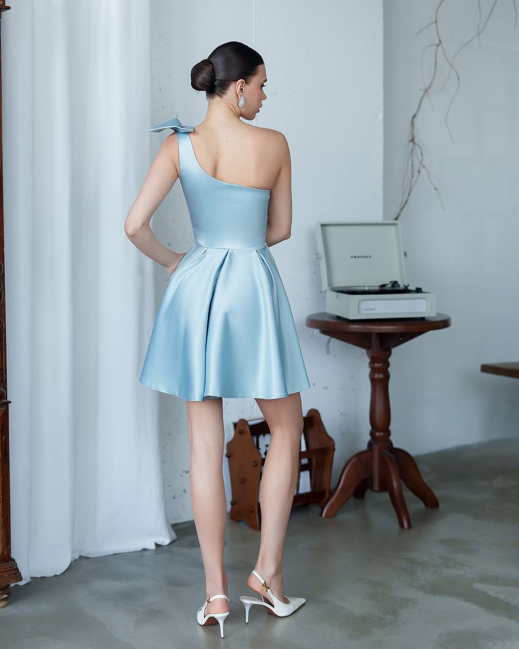 One Shoulder Mini Corset Dress