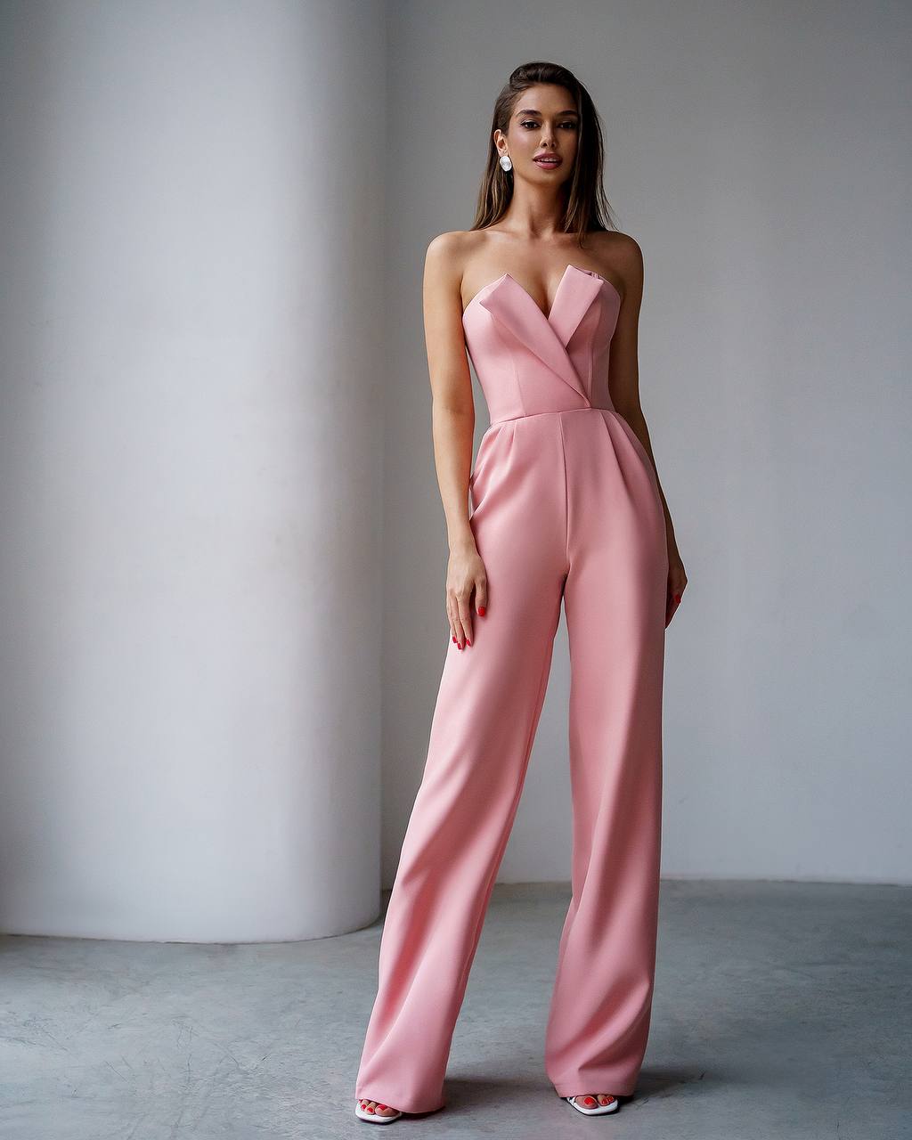 Corset Sleeveless Palazzo Jumpsuit