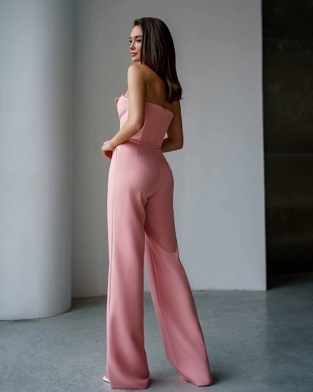 Corset Sleeveless Palazzo Jumpsuit