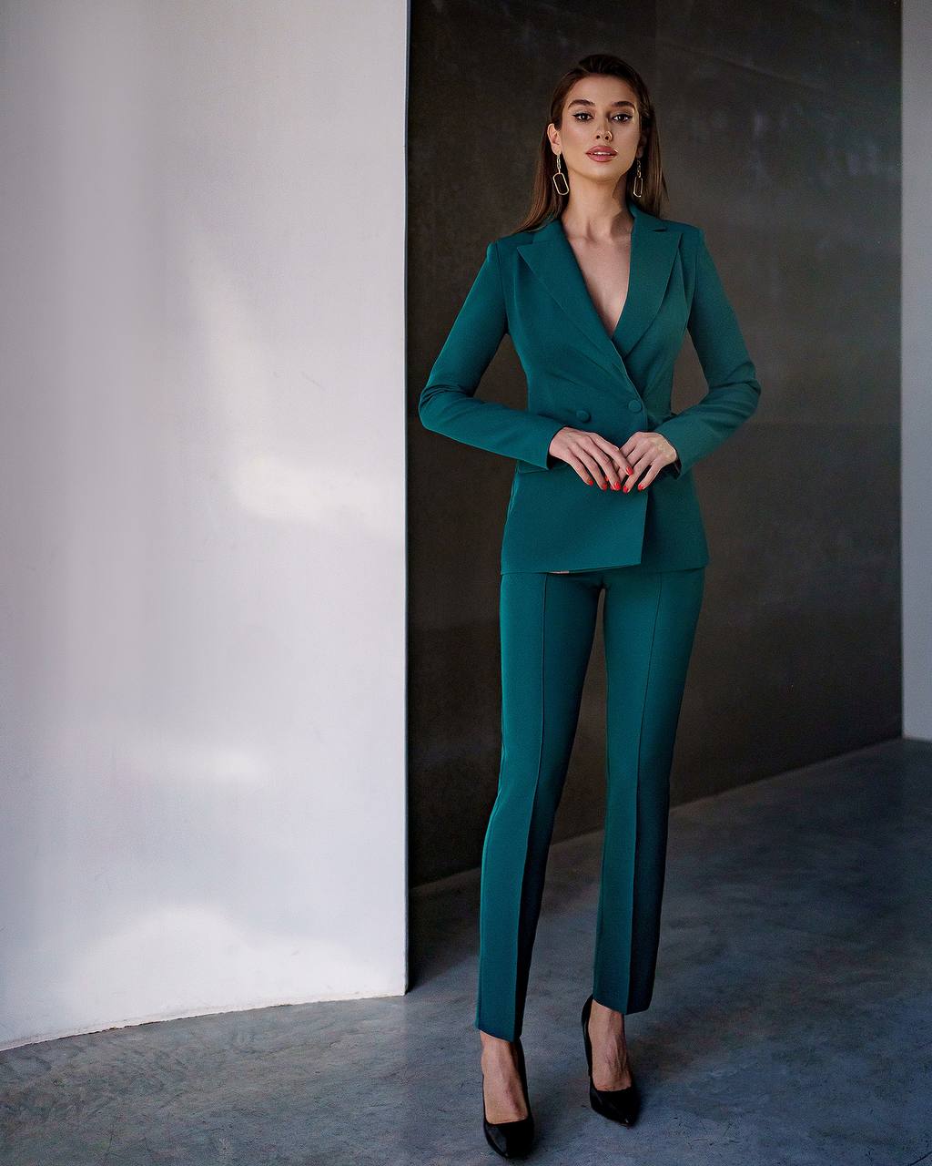 Two Piece Suit|Double Breasted Blazer + Pants