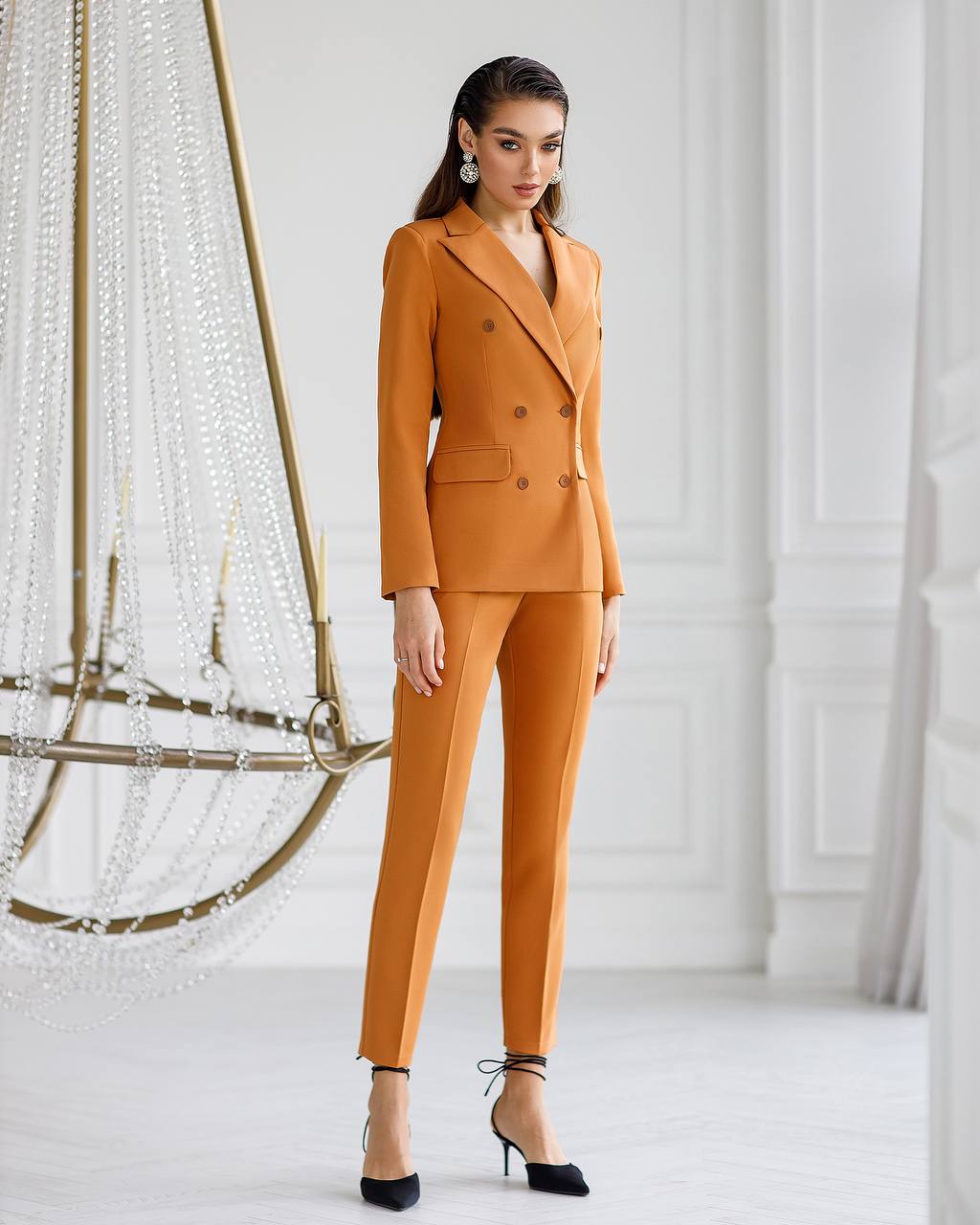 Two Piece Suit|Blazer+Straight Pants