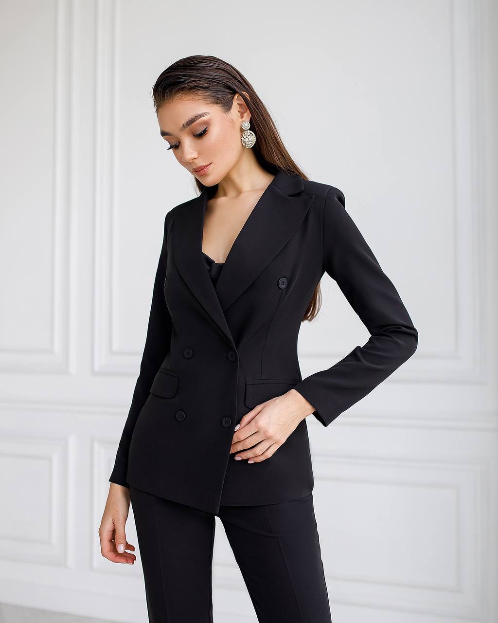 Two Piece Suit|Blazer+Straight Pants