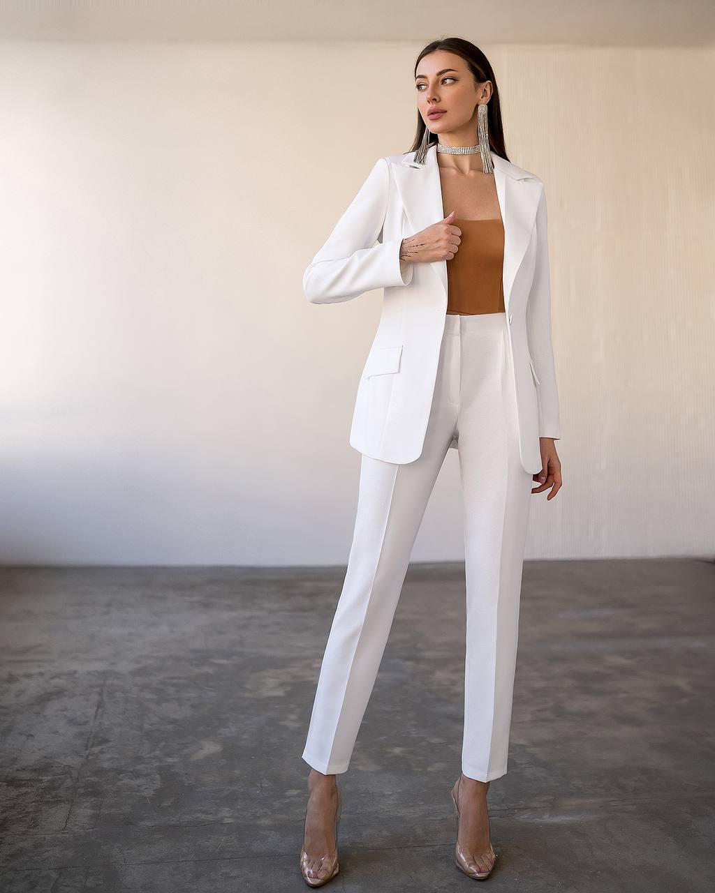 Single Breasted Blazer+Pants|Two Piece Suit