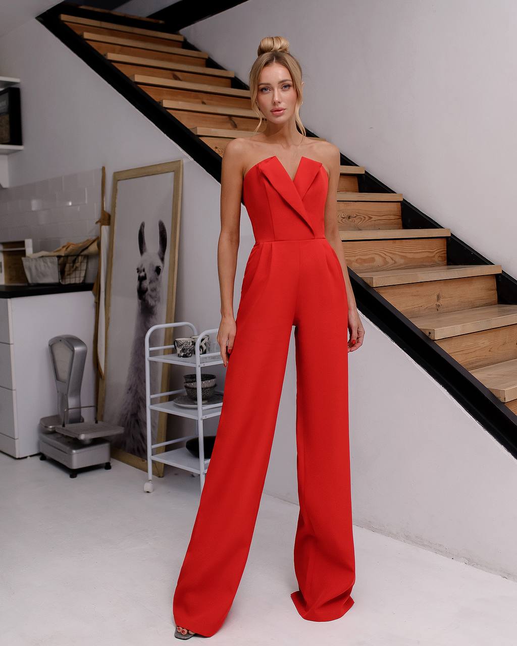 Corset Sleeveless Palazzo Jumpsuit