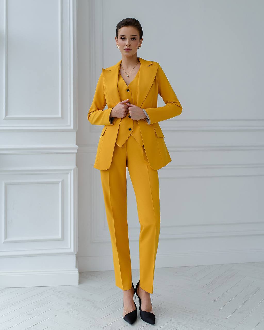 Three Piece Pantsuit|Designer Suit