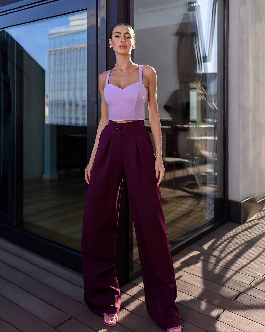 Women Wide leg pants with pockets