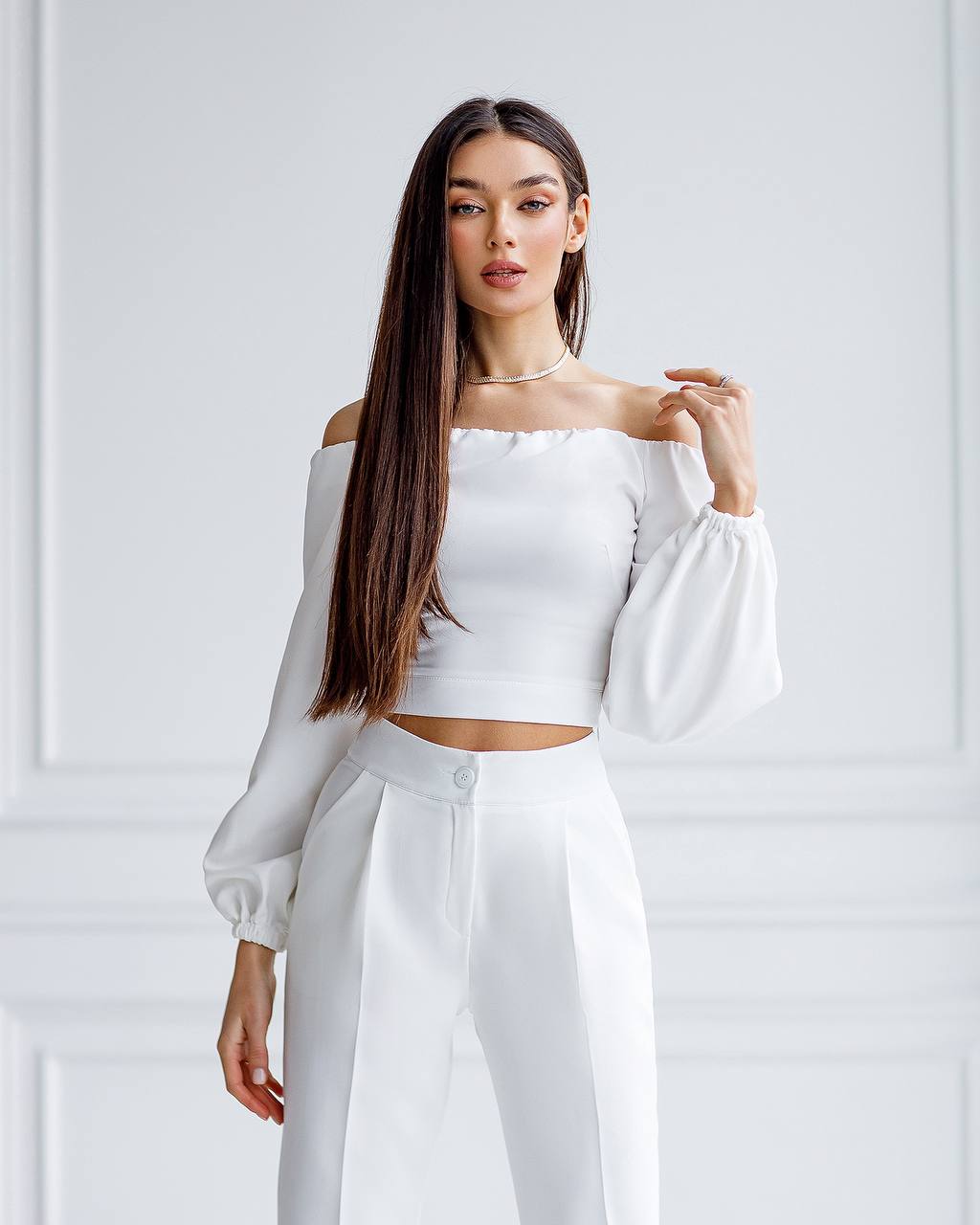 Puff Sleeves Blouses|Off The Shoulder Blouses