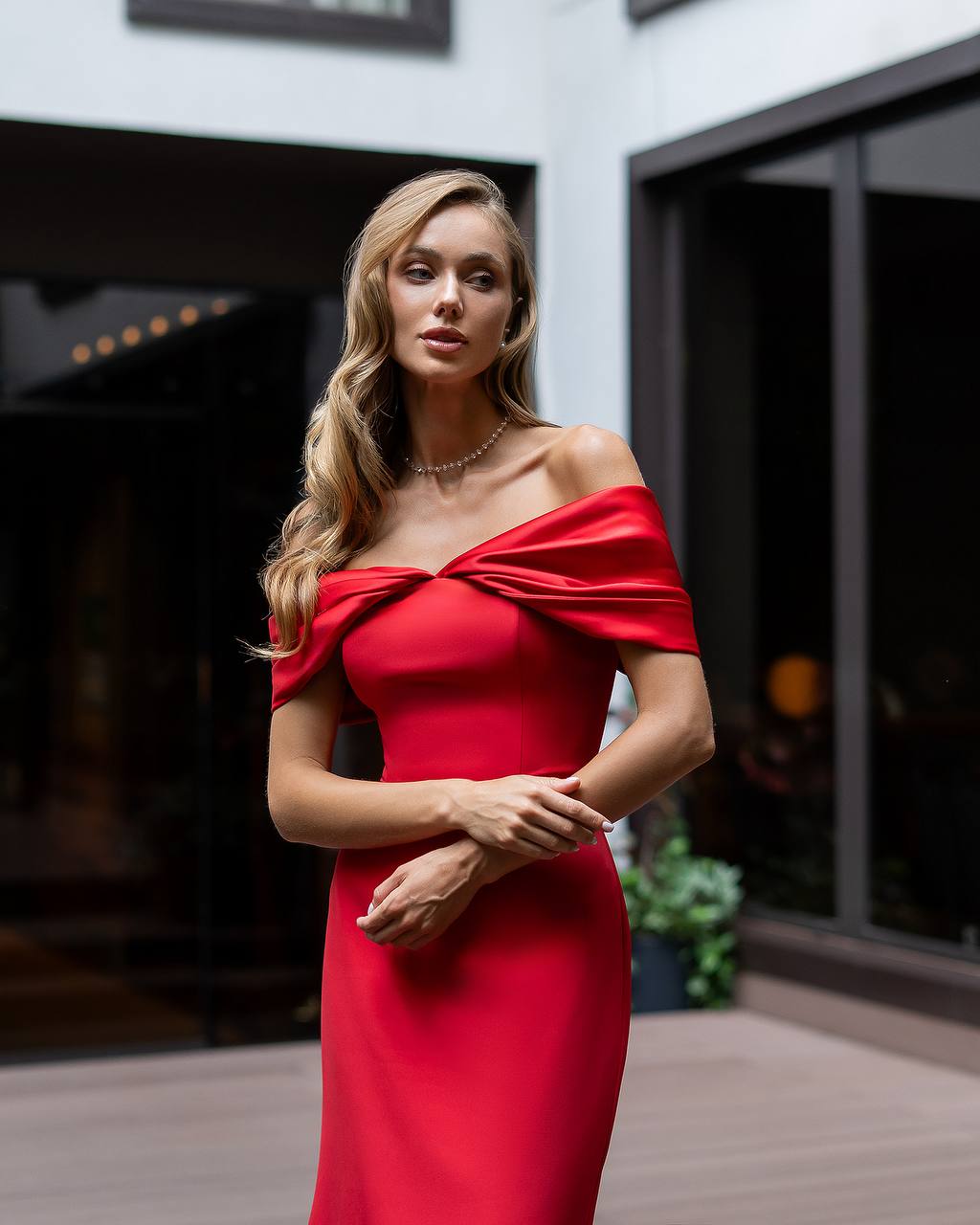 Off Shoulder Casual Maxi Dress