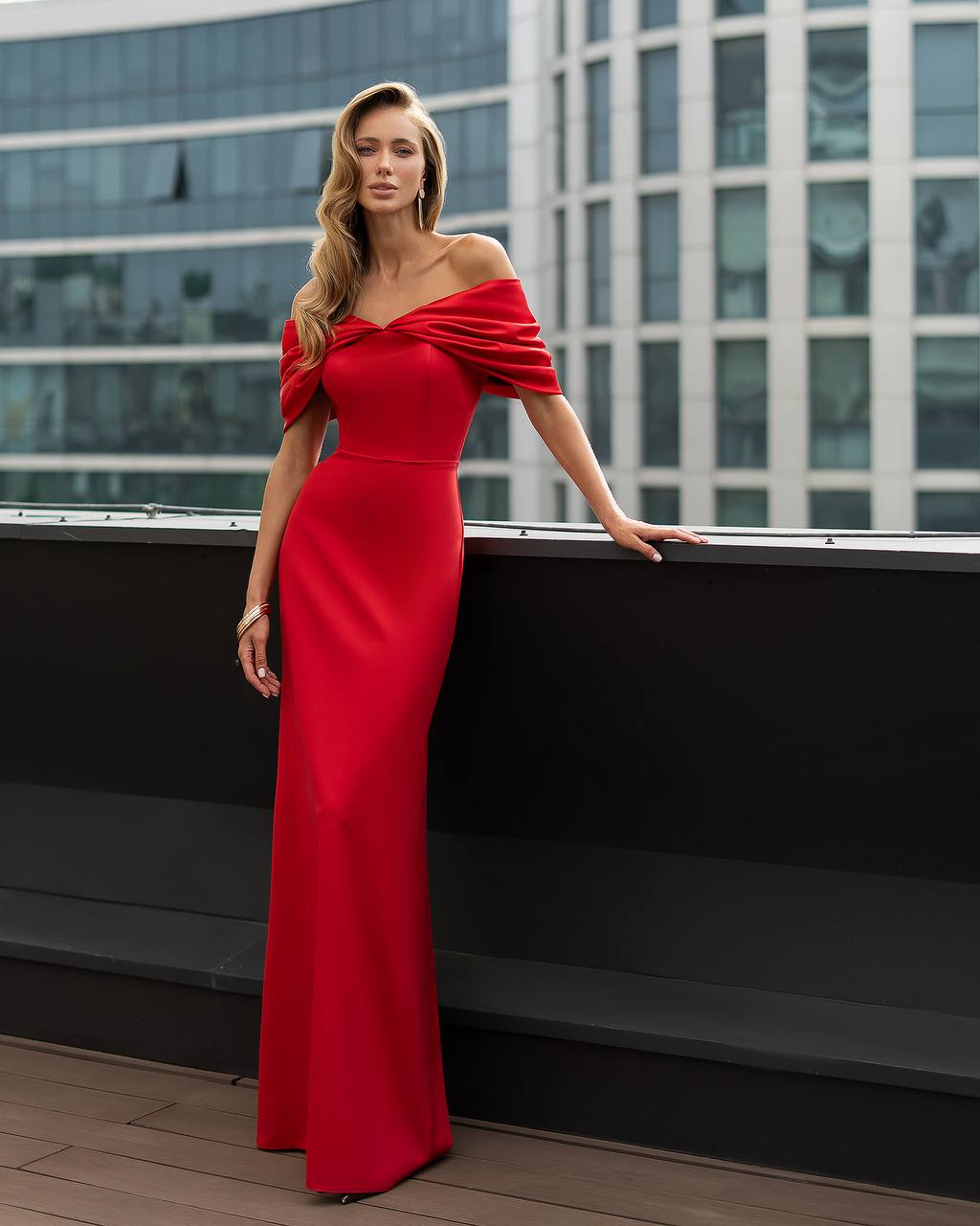 Off Shoulder Casual Maxi Dress