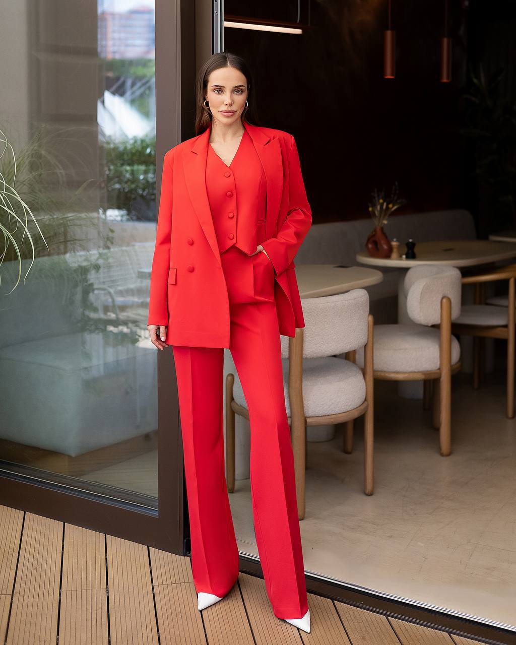 Women Business Three Piece Suit