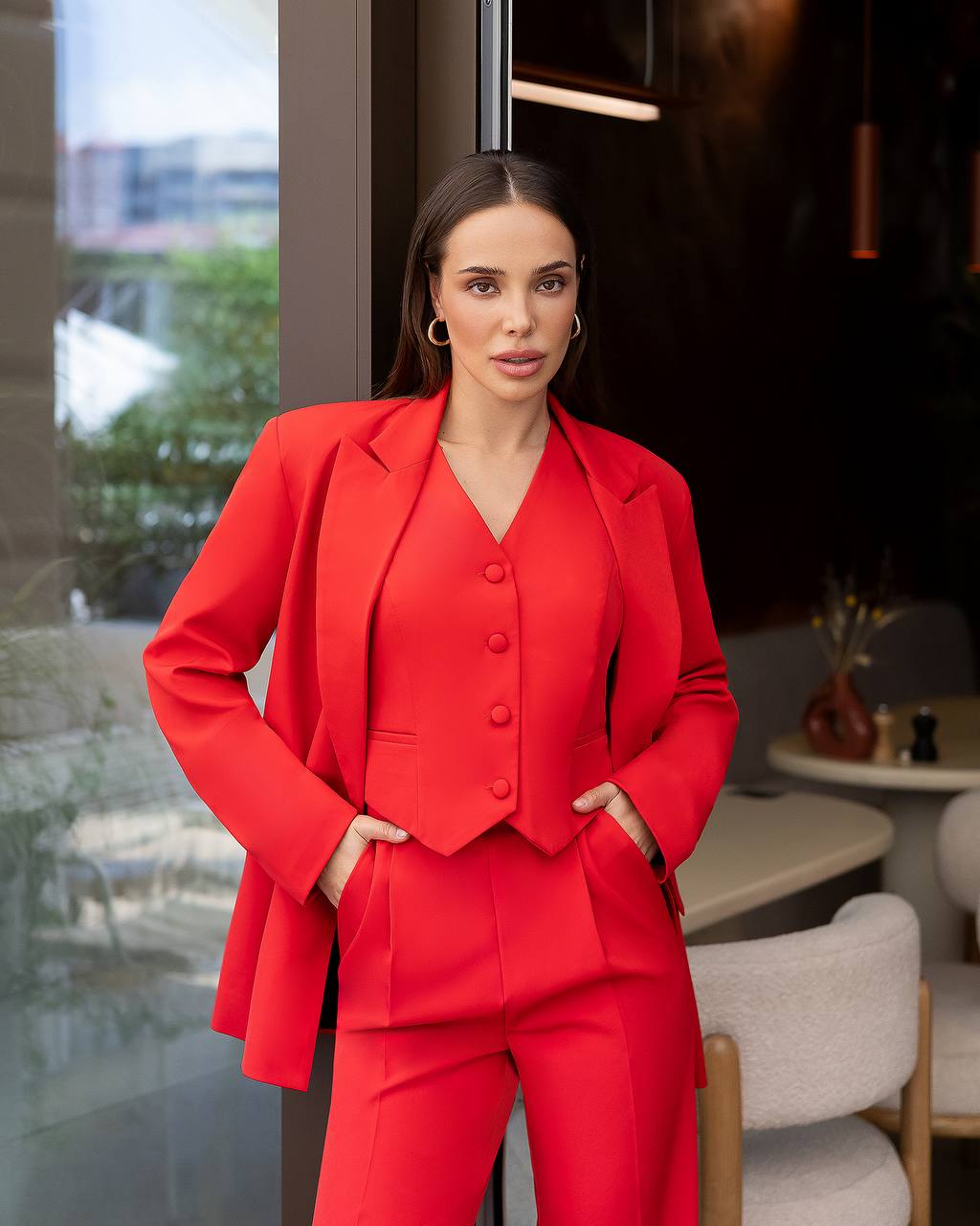 Women Business Three Piece Suit