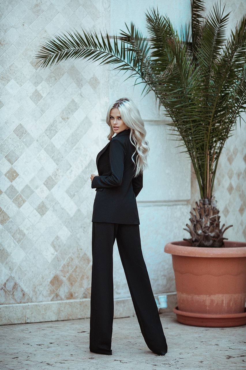 Two Piece Suit|Blazer+Belt+Pants