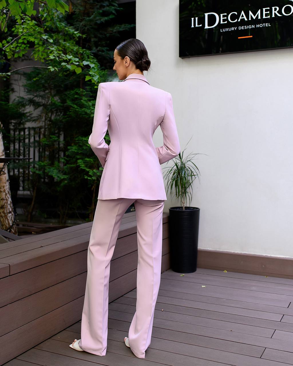 Two Piece Pantsuit|Single Breasted Blazer+Pants