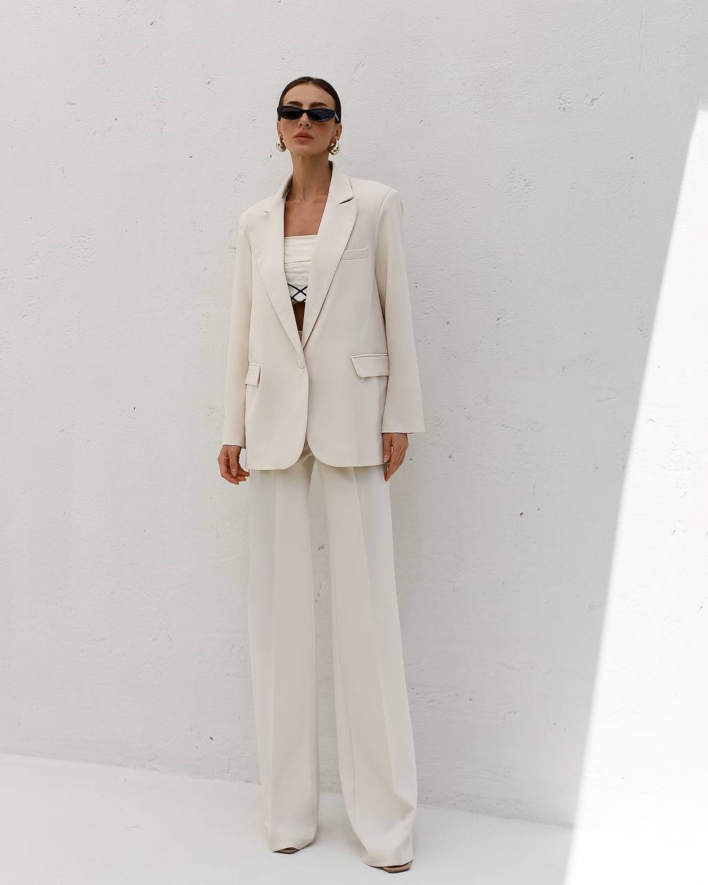 Designer Two Piece Pantsuit