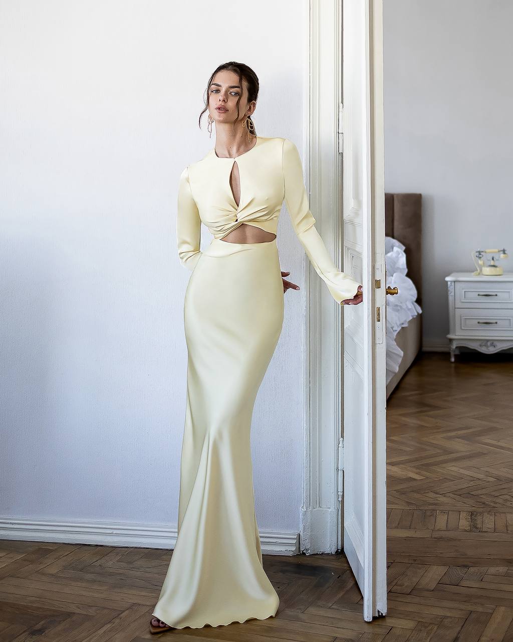 lemon maxi dress formal ZENEVA MAXI DRESS main image 1